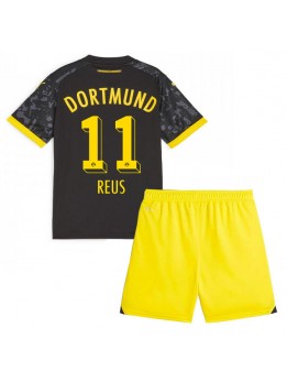 Borussia Dortmund Marco Reus #11 Auswärts Trikotsatz für Kinder 2023-24 Kurzarm (+ Kurze Hosen)